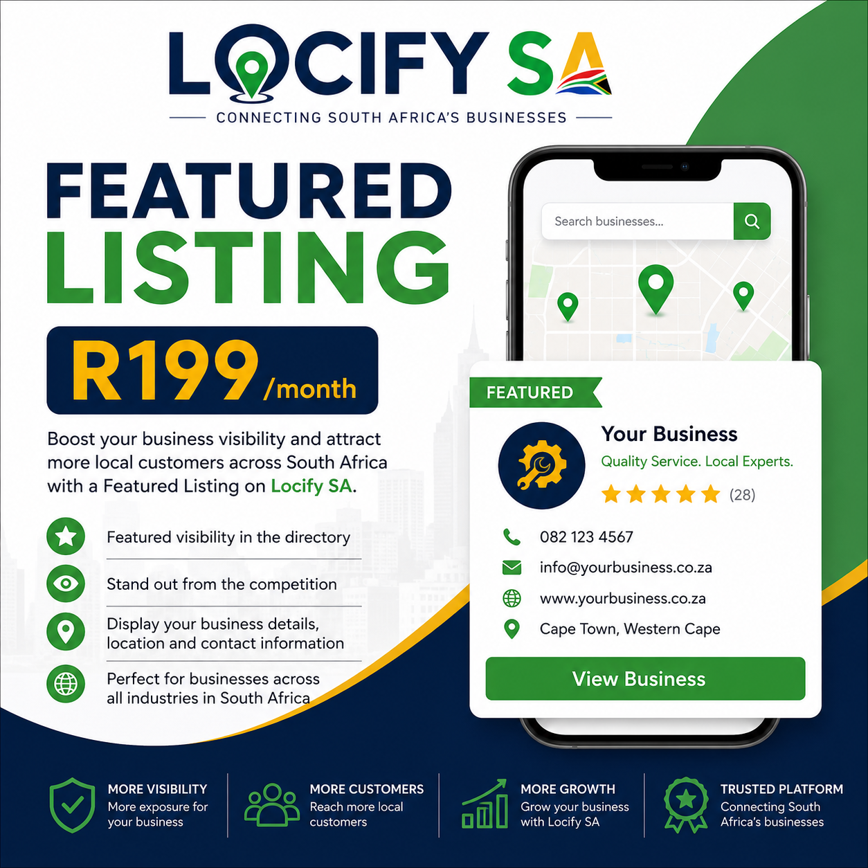 Featured Listing - R199/month